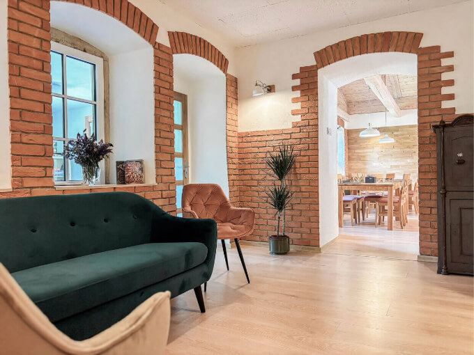 Interiér Penzionu Festung